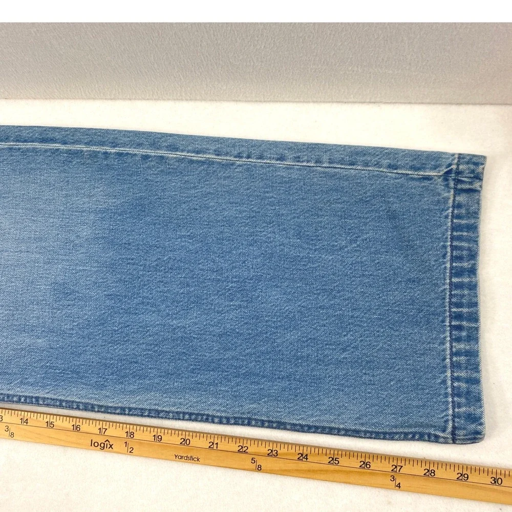 Mother Snacks Wide Leg Jeans Womens 26‎ High Waist Fun Dip Utility Puddle Wash
